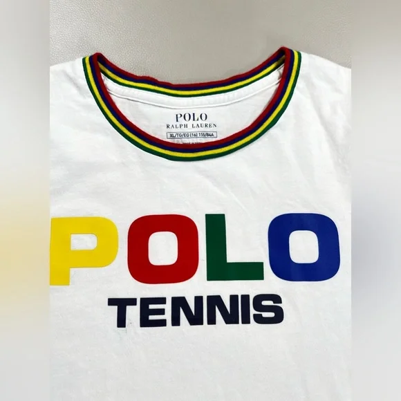 Polo Ralph Lauren NYC USOpen Tennis 2019 WhiteCrew Neck T Shirt Size XL16) - Picture 2 of 9